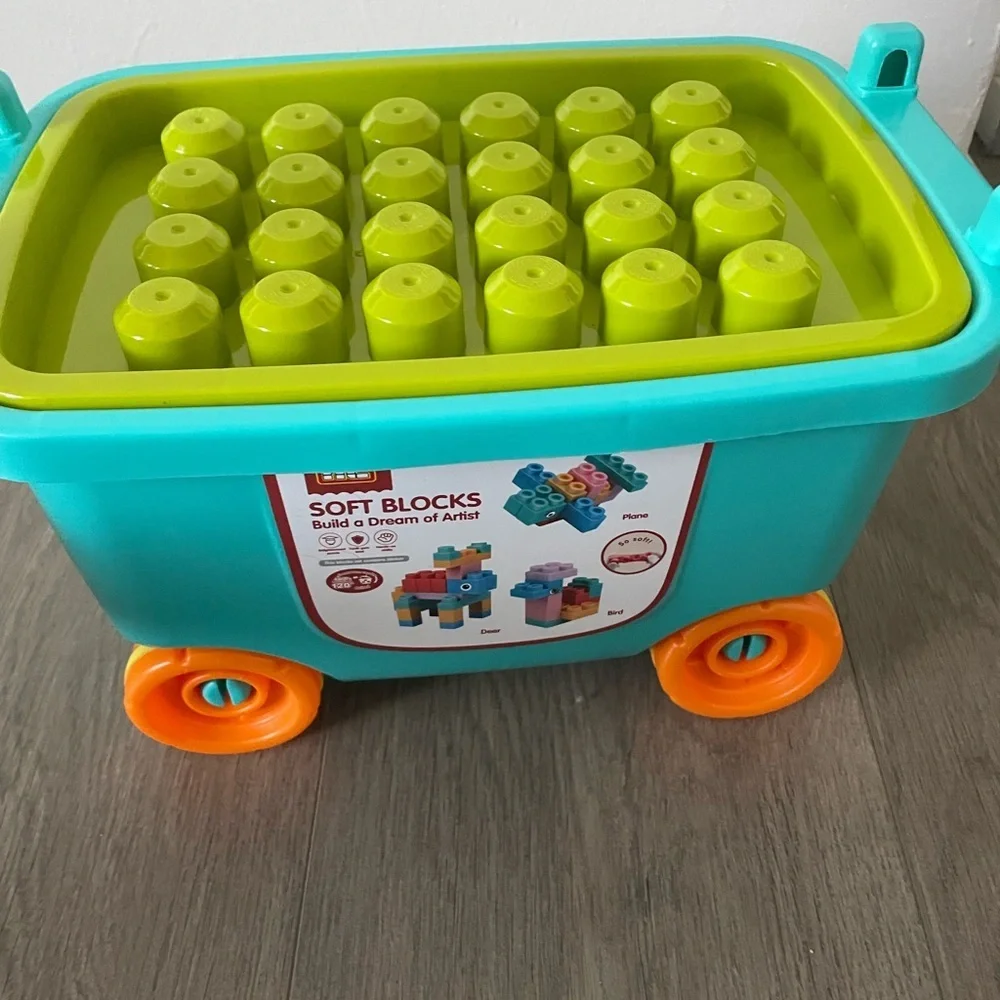 Soft Blocks Building Set for Kids - Multicolor